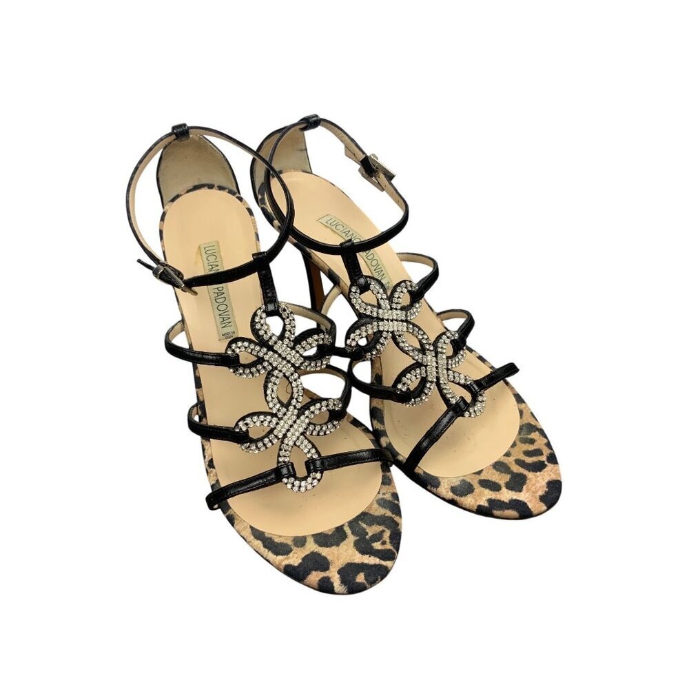 Luciano Padovan Italian womens shoes 4’ heel strappy